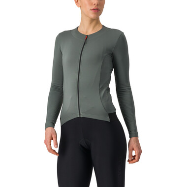 Maillot CASTELLI FLY Mujer Mangas largas Gris 2023 0